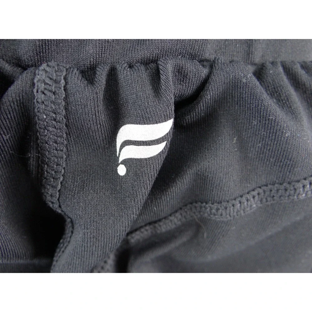 Fabletics Womens Black 2-in-1 Athletic‎ Running Shorts High Rise Size Small